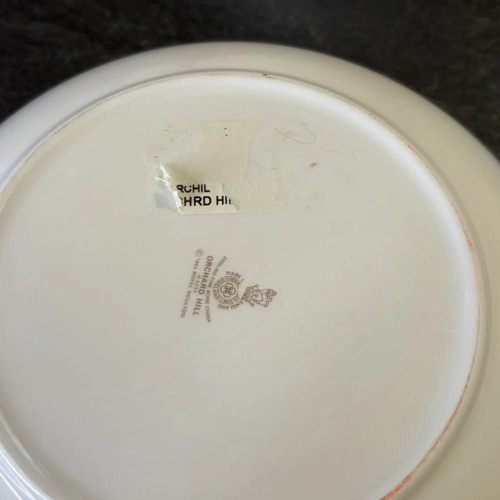 6- Royal Doulton ORCHARD HILL Bone China LARGE 7